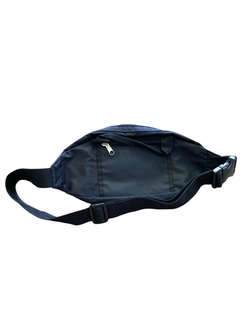 Disneyland 2008 Black Belt Fanny Pack Multiple Pockets Mickey Head Zipper Pulls - Picture 4 of 6